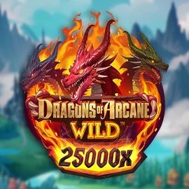 Dragons of Arcane Wild slot visual from Foxium available on stonevegass.pl