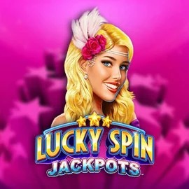 Lucky Spin Jackpots by Novomatic, showcased at stonevegass.pl – game logo